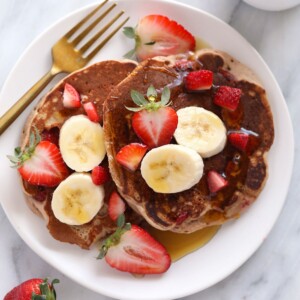 strawberry pancakes