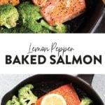 baked salmon filet