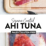 seared ahi tuna steak