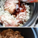 Throw all of the ingredients for this Healthy Crockpot Sesame Chicken recipe into your slow cooker and have dinner ready in no time. This healthy crockpot chicken recipe is kid-friendly, gluten-free friendly, and an excellent meal prep chicken recipe.