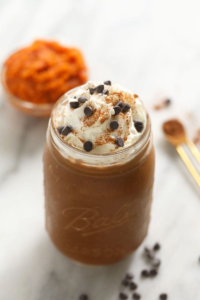 PUMPKIN PIE SMOOTHIE IN JAR