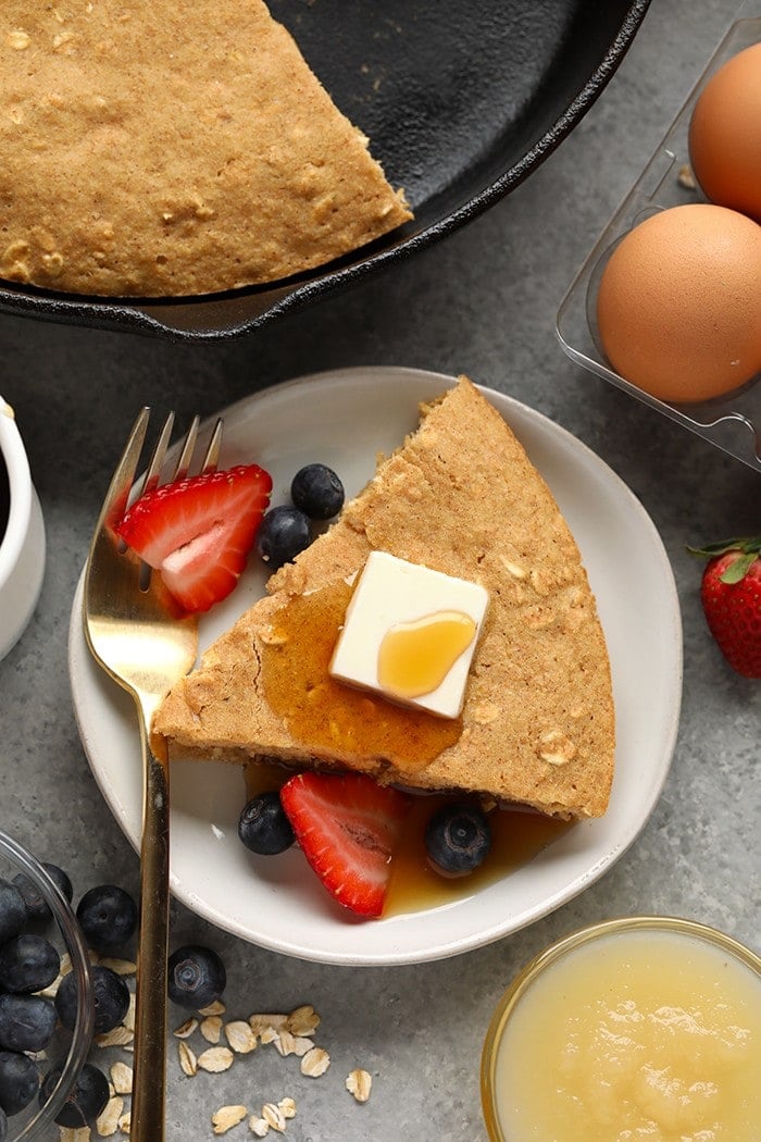 Prepared breakfast cake. 