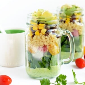 Tex Mex Quinoa Mason Jar Salad