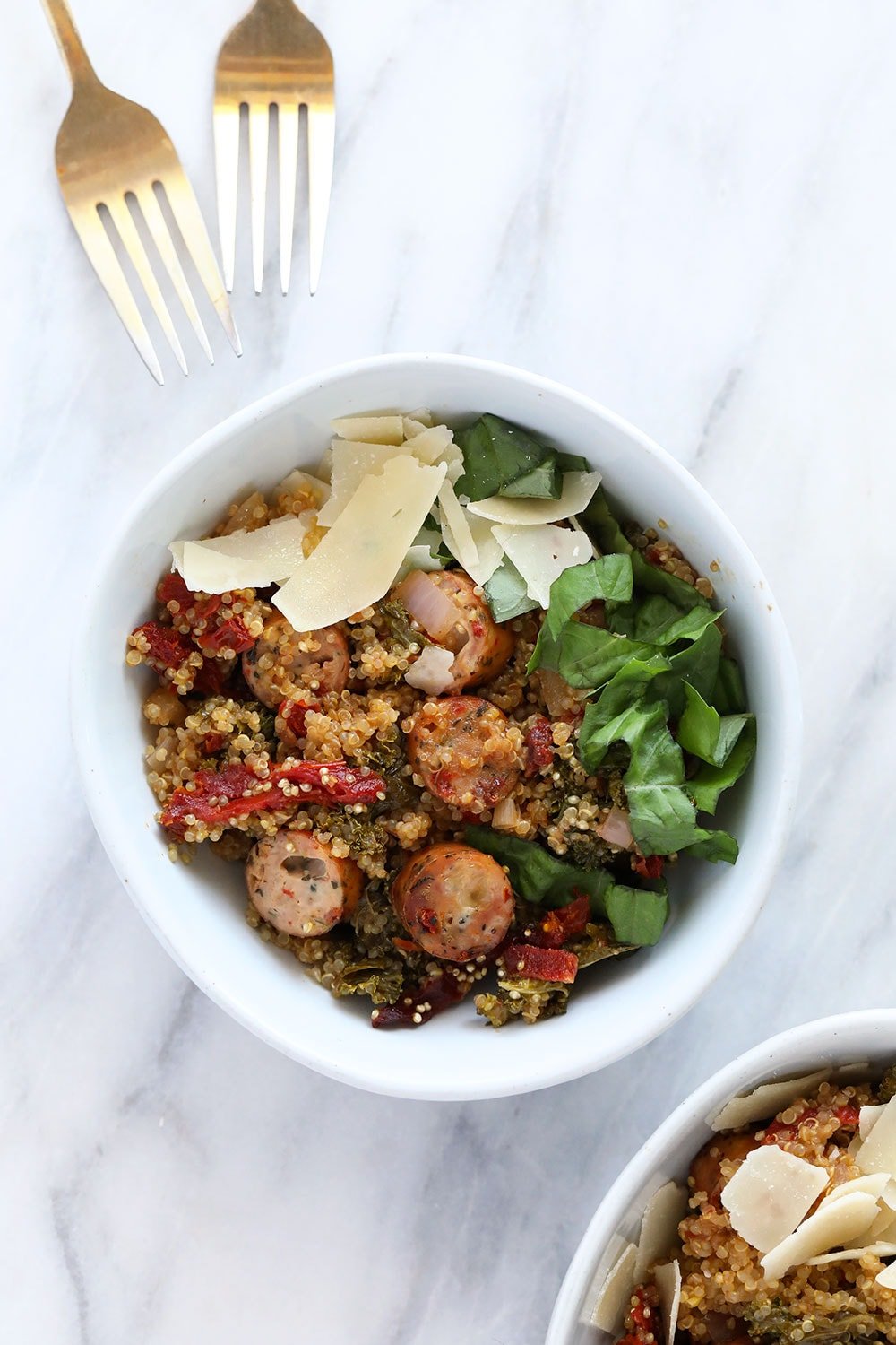 quinoa casserole in bowl