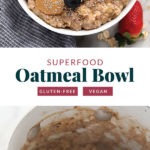 superfood oatmeal bowl