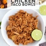 crockpot chicken taco bowls