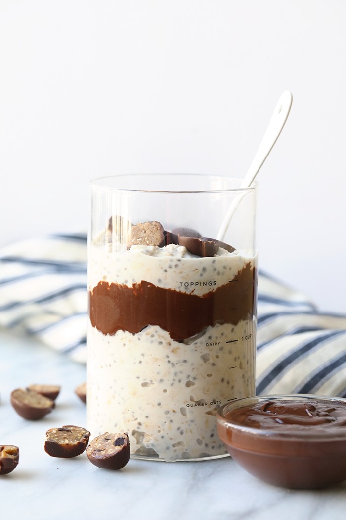 overnight oatmeal in a jark. 