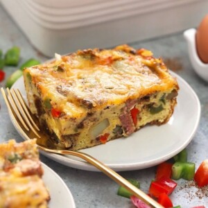 chicken fajita breakfast casserole