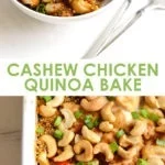 Cashew chicken casserole.