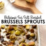 balsamic roasted brussel sprouts