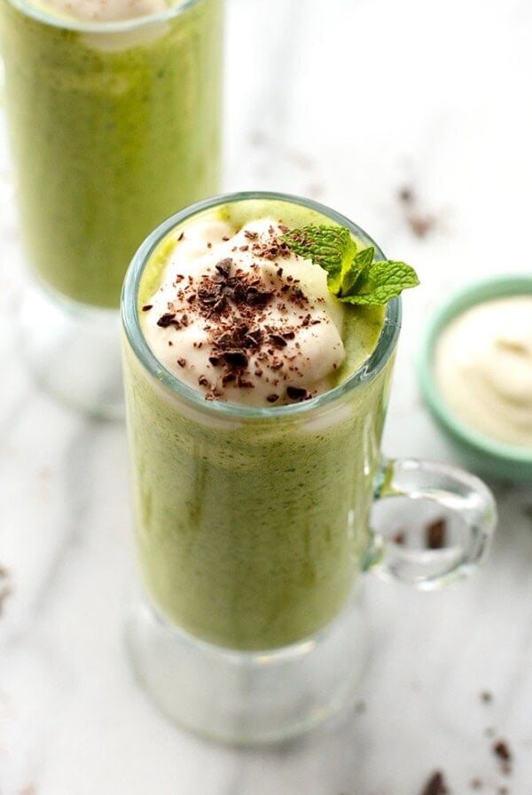 healthy shamrock shake