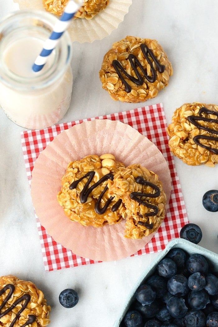 healthy no bake peanut butter cookies