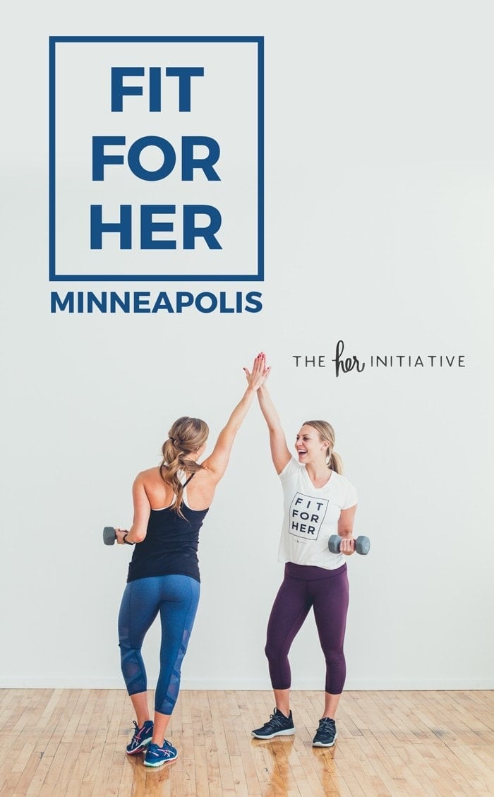 Fit For HER Minneapolis is coming to Minneapolis on February 18th and you're invited! Check out this 30 Minute Legs and Shoulders HIIT Workout inspired by the Her Initiative. 