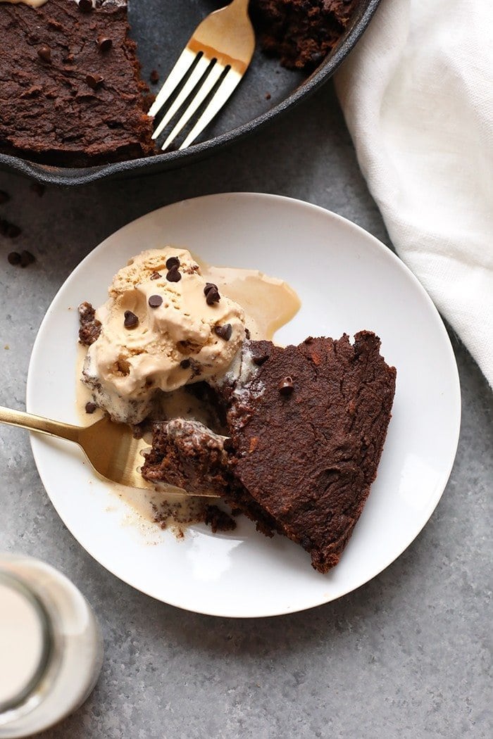 Skillet Sweet Potato Brownies