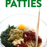 Start patio season off right with these healthy quinoa patties. They are vegetarian, packed with protein, and you can bake them in the oven or on the grill. So, go make these Sun-Dried Tomato Quinoa Patties, stat!