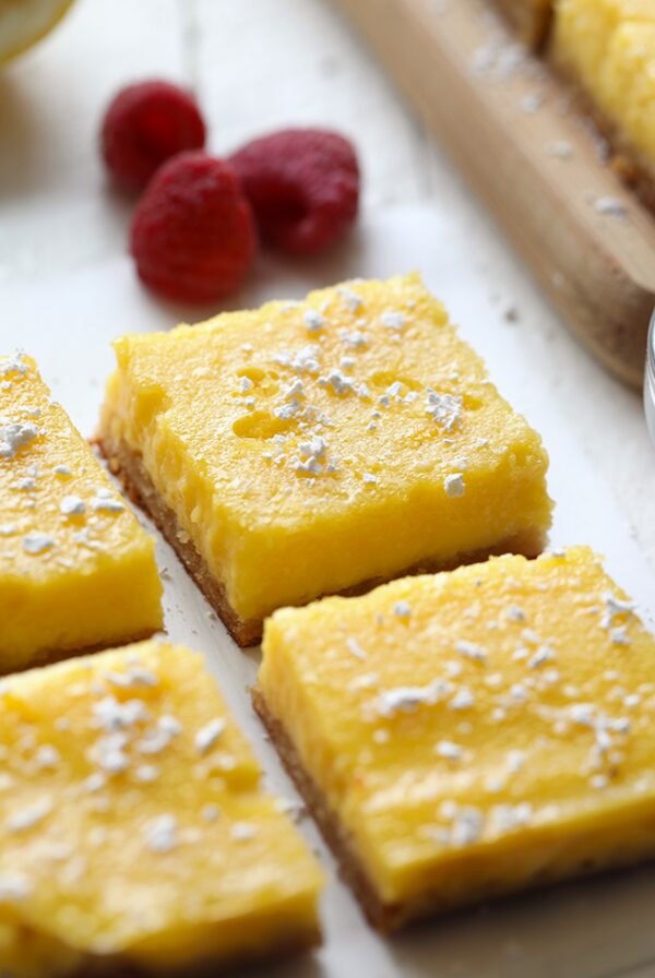 4 gluten free lemon bars