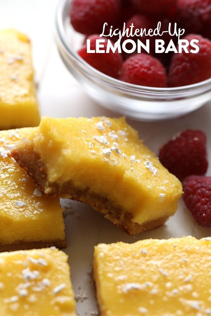 gluten free lemon bars with bite taken out of it.