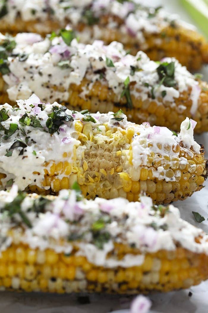 Give the classic corn on the cob a major makeover with this Grilled Mediterranean Street Corn with Feta Cheese recipe.