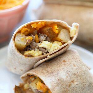 Meal Prep Vegetarian Black Bean Breakfast Burritos  and Protein Packed Breakfast Burritos.