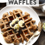 Healthy zucchini waffles.