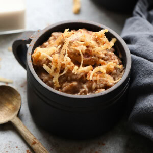 crockpot oatmeal with apples