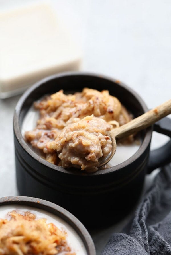 steel cut oats with apple