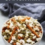 Parmesan garlic popcorn mix.