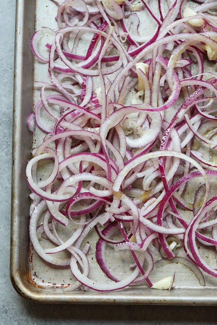 Ever wonder how to make delicious, flavorful caramelized onions? This tutorial will take out all of the hard work by showing you how to make caramelized onions in the oven! 