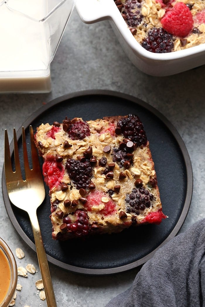 slice of baked oatmeal