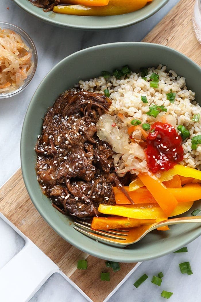 Korean Beef in a bowl