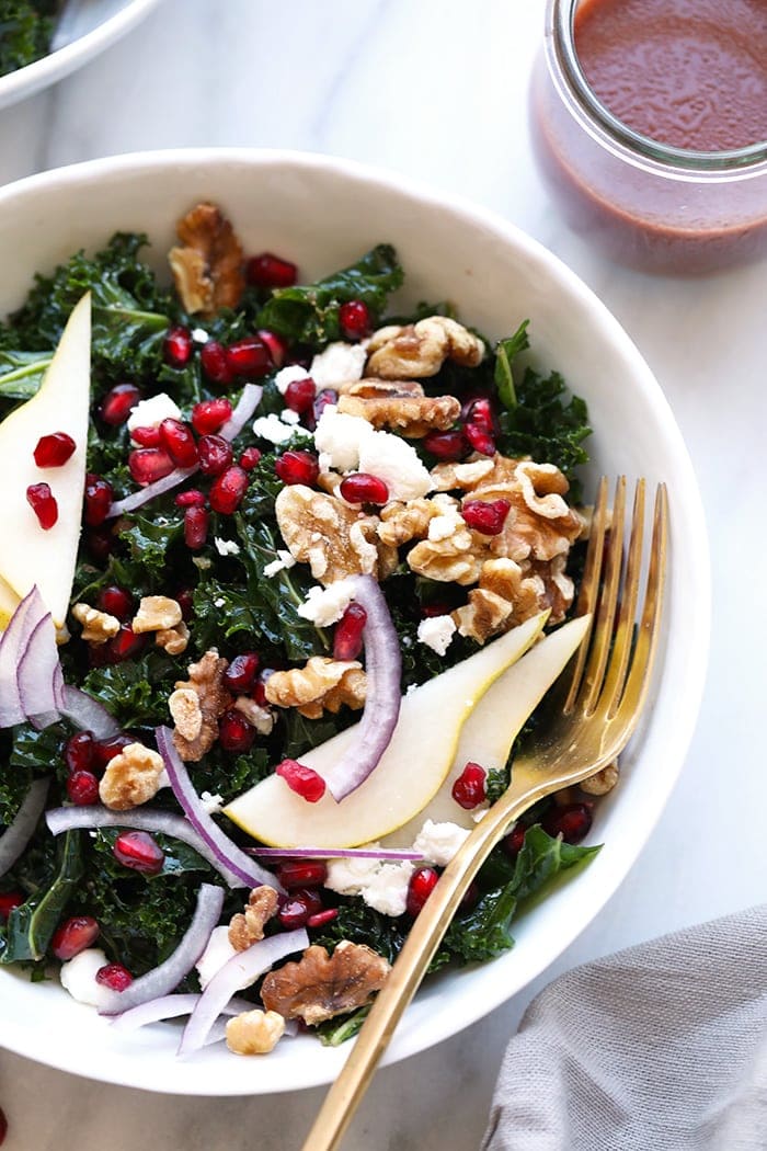 bowl of kale salad