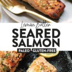 lemon butter seared salmon