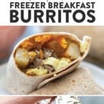 Make Ahead Breakfast Burrito