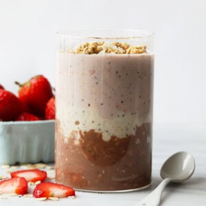 overnight oats in a jar