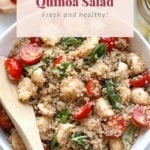 caprese quinoa salad