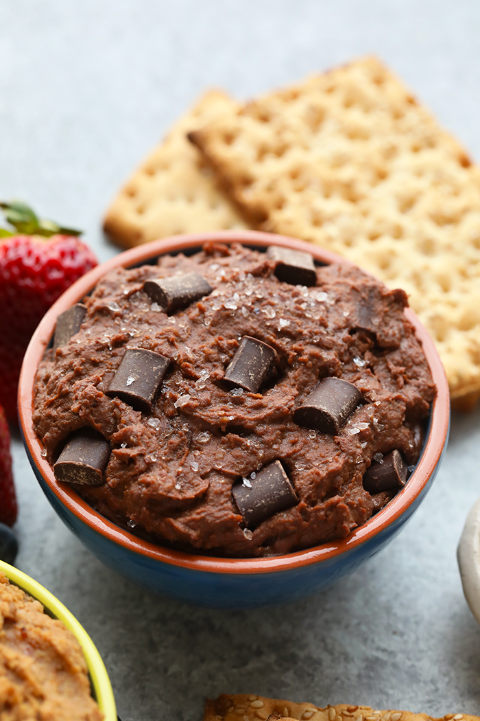 Brownie Batter Sea Salt Cookie Dough Dip