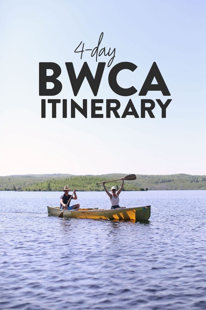 4-day BWCA itinerary