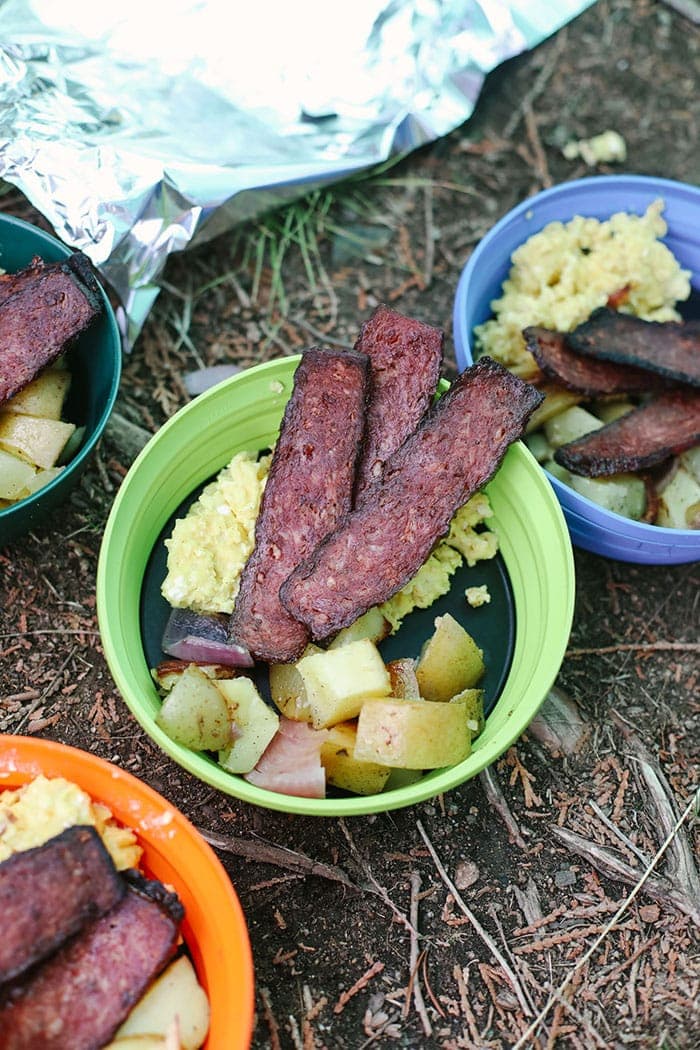 Campsite breakfast in the BWCA