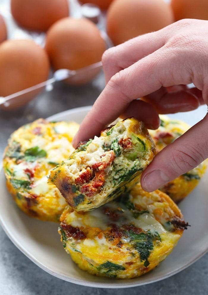 spinach egg muffins