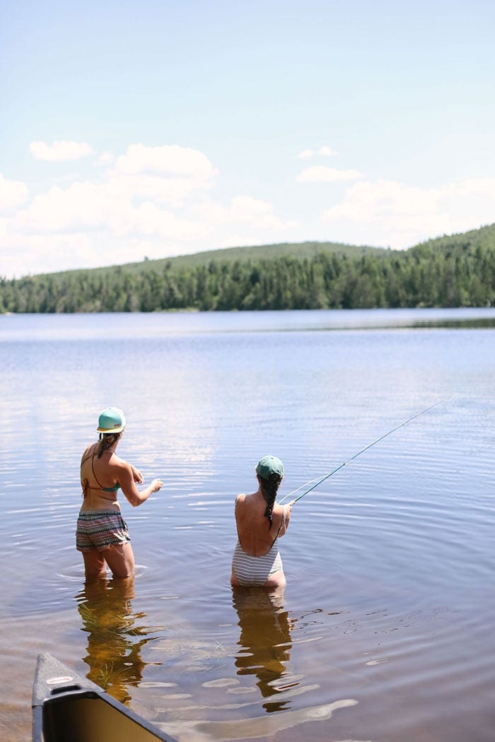 Fit Foodie Finds fly fishing in the BWCA