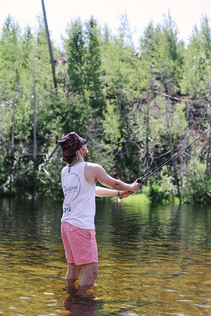 Fishing in the BWCA from shore