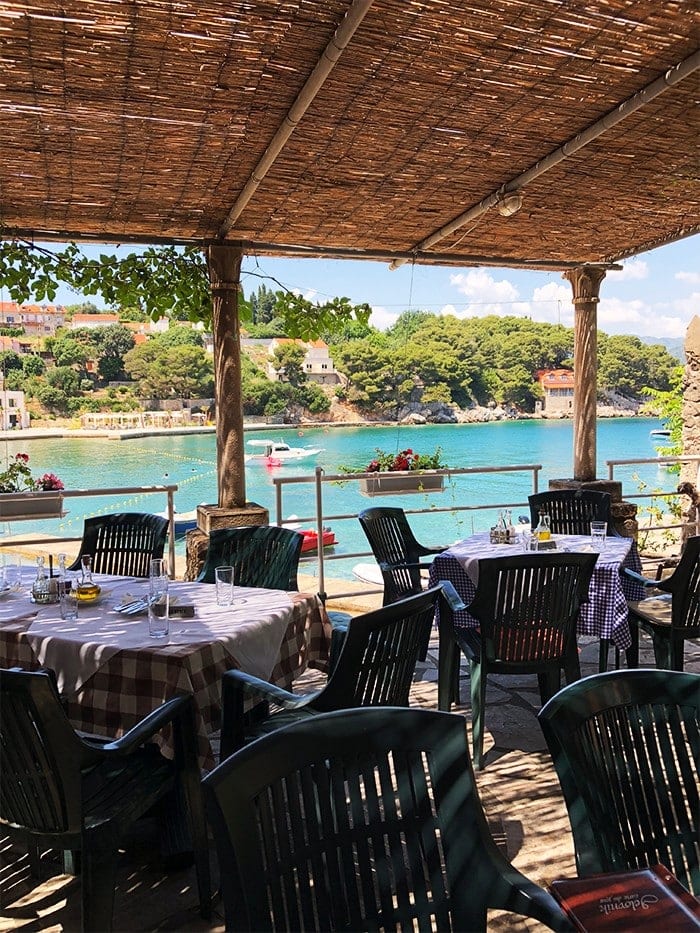 A view of water in Croatia