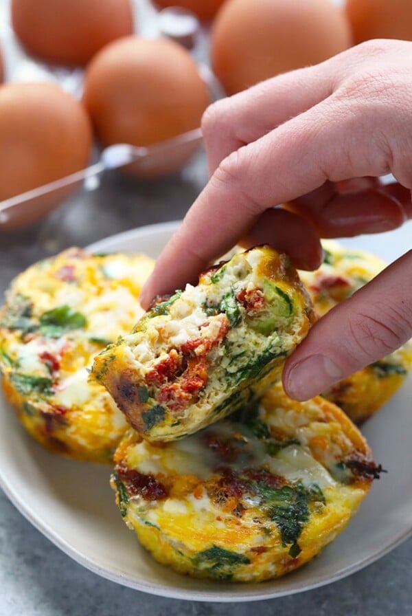 spinach egg muffins