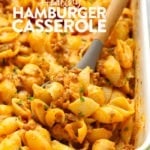 casserole in baking dish