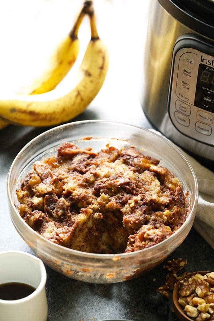 Finished French Toast Bake in a bowl