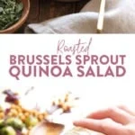 Brussels sprout salad.