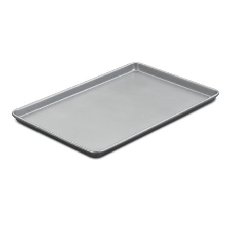 a rectangular baking pan for a soft pretzel recipe.