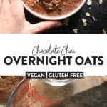 chocolate chai overnight oats