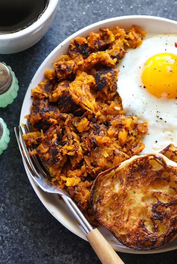 Sweet Potato Hash Browns Plate