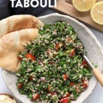 Quinoa tabouli in a bowl.